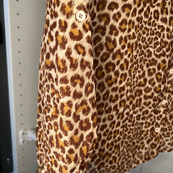 Stella Tweet Long or 3/4 Sleeves Button Down Two Pocket Blouse - Picture 6 of 8